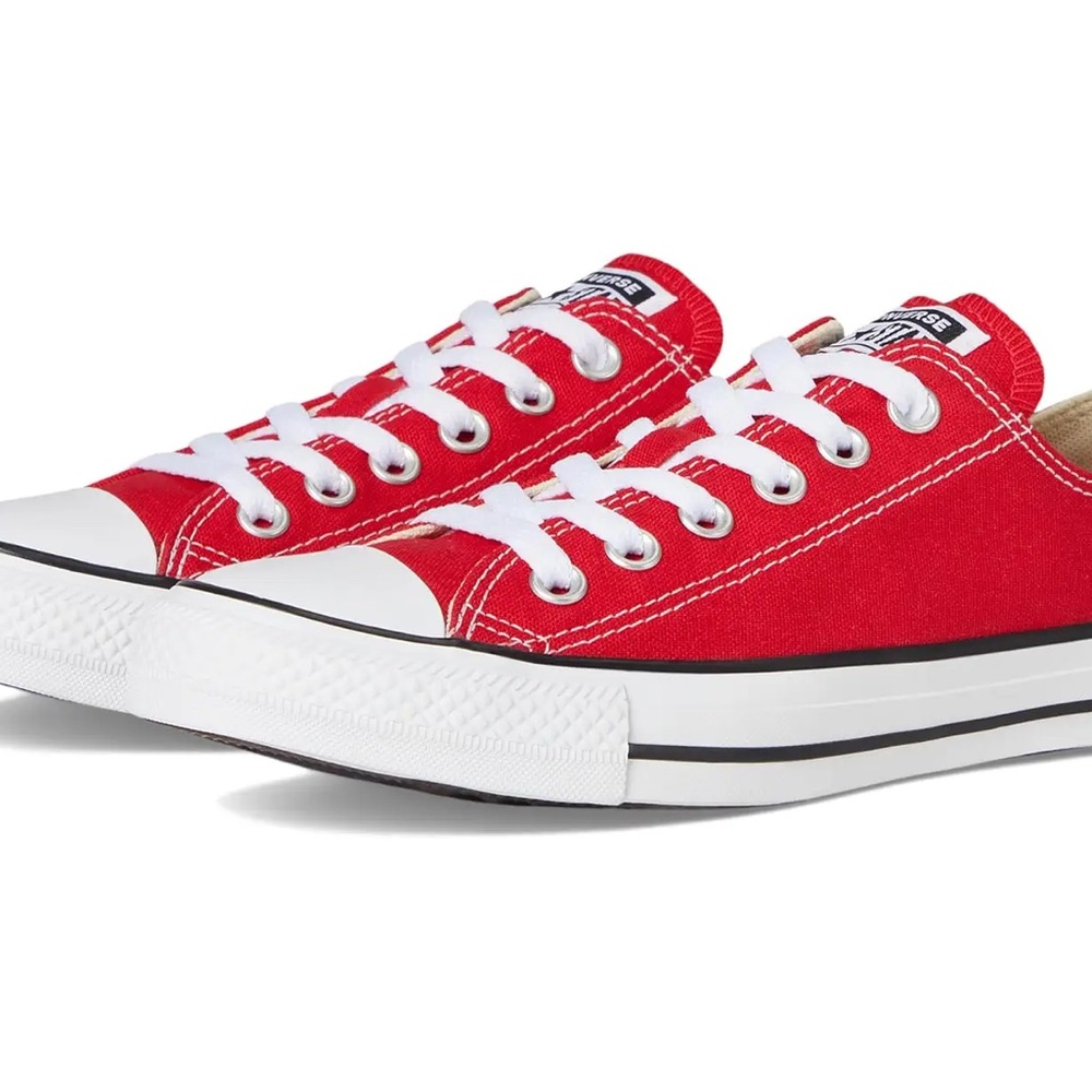 Converse all star red canvas sneakers